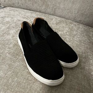 Kelly & Katie Black Slip-On Sneakers